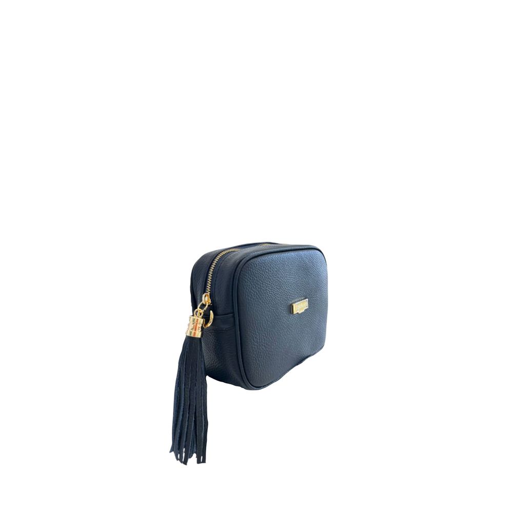 Baldinini Trend Blue Leather Women Crossbody Women's Bag