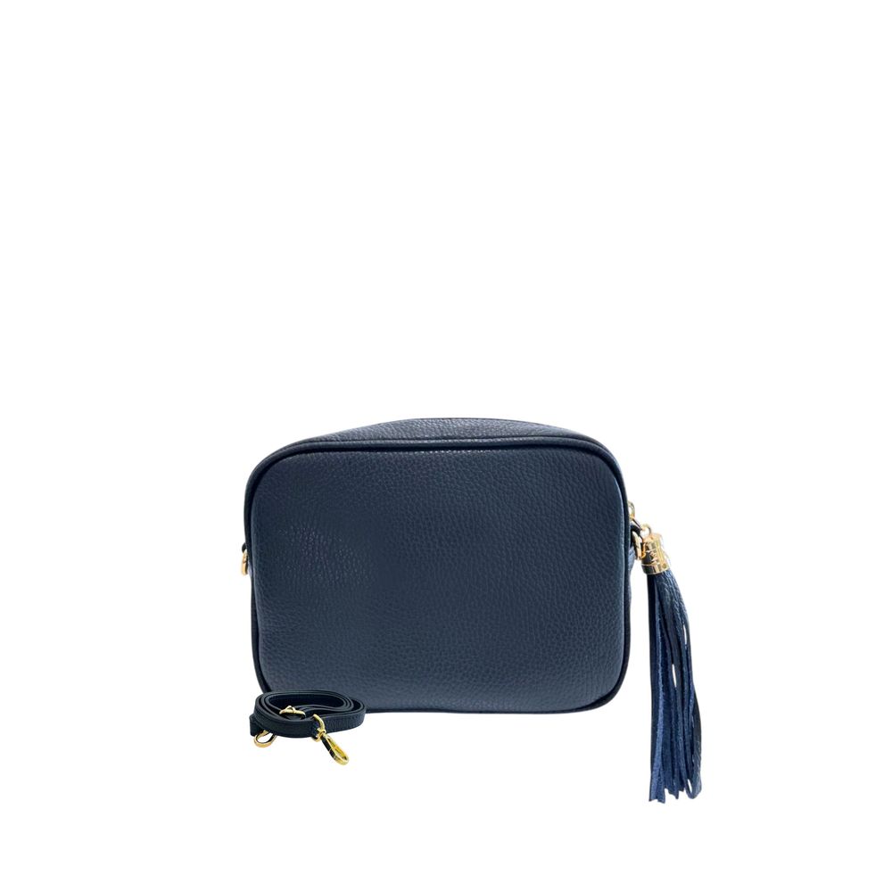 Baldinini Trend Blue Leather Women Crossbody Women's Bag