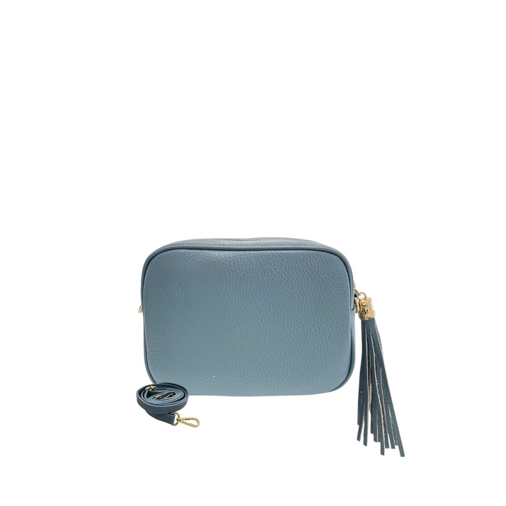 Baldinini Trend Blue Leather Women Crossbody Women's Bag