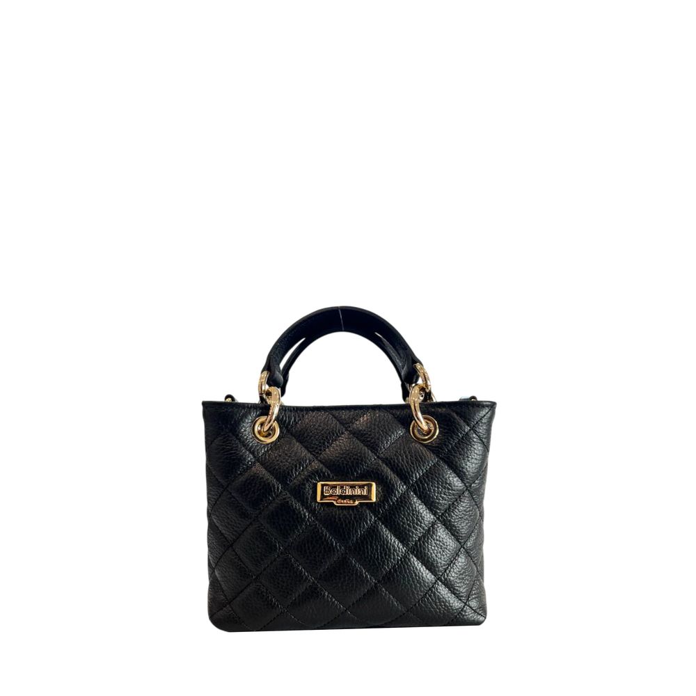 Baldinini Trend Black Leather Women Women's Handbag