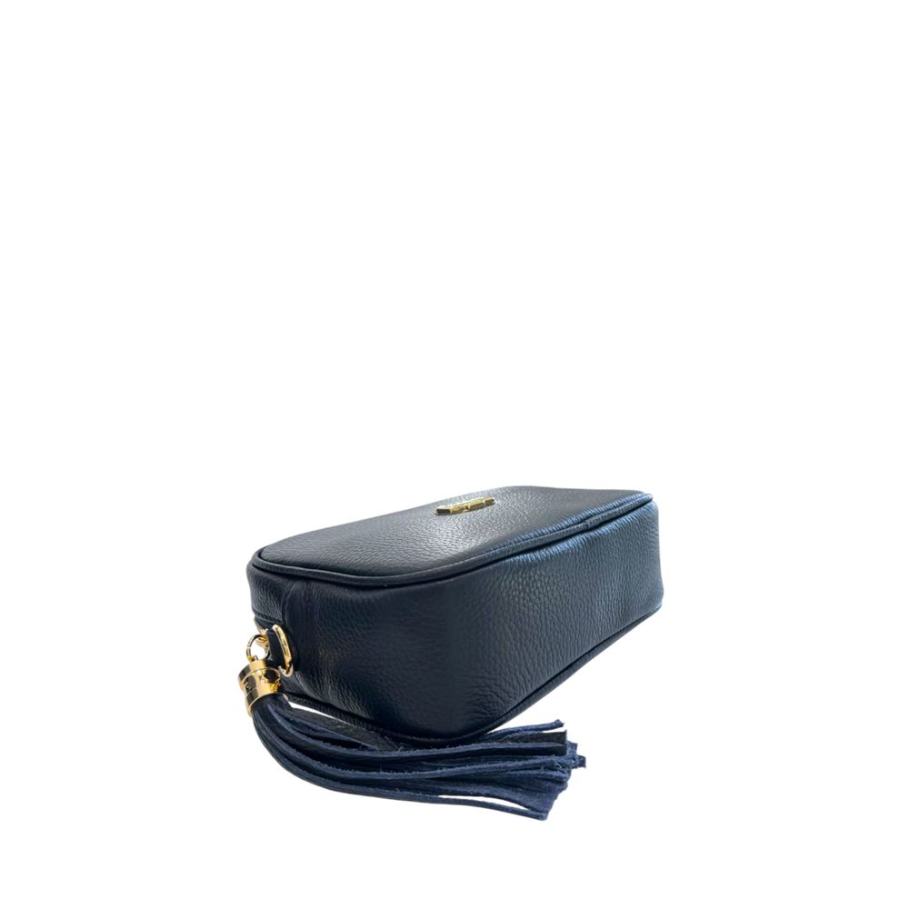 Baldinini Trend Blue Leather Women Crossbody Women's Bag