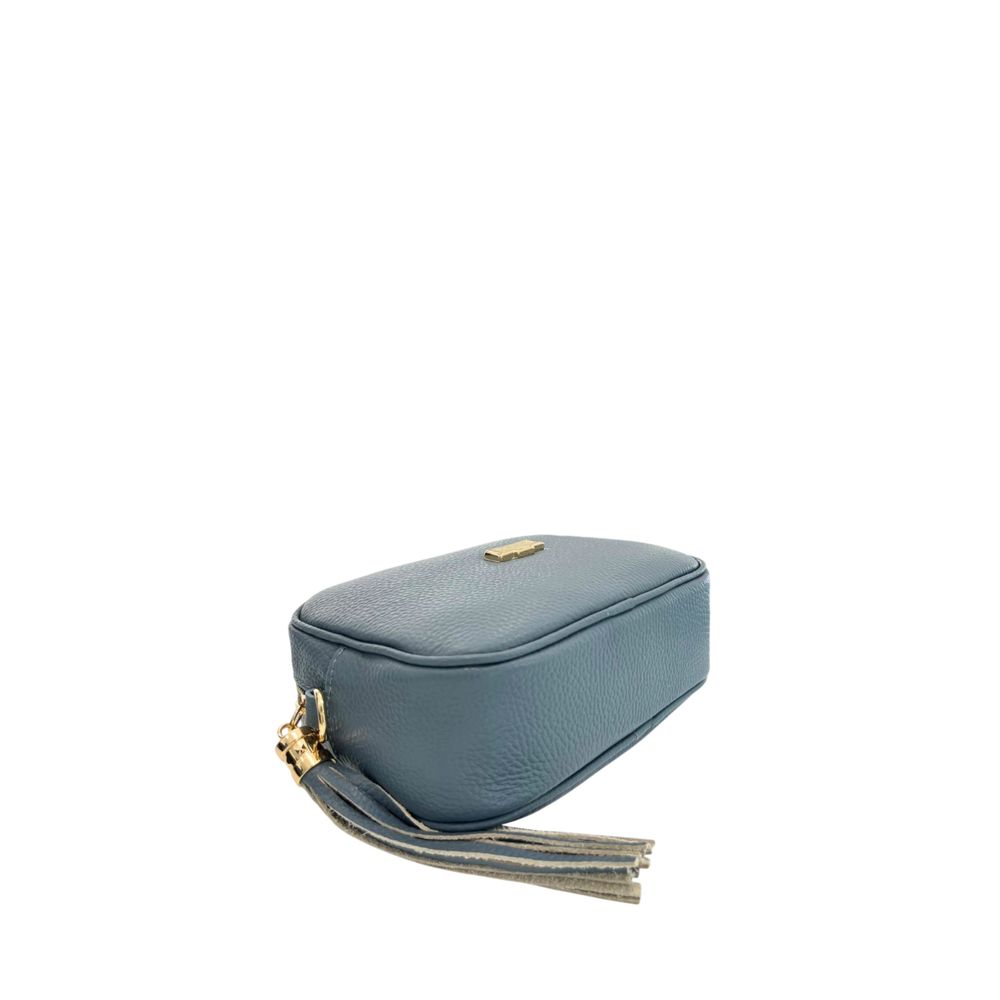 Baldinini Trend Blue Leather Women Crossbody Women's Bag