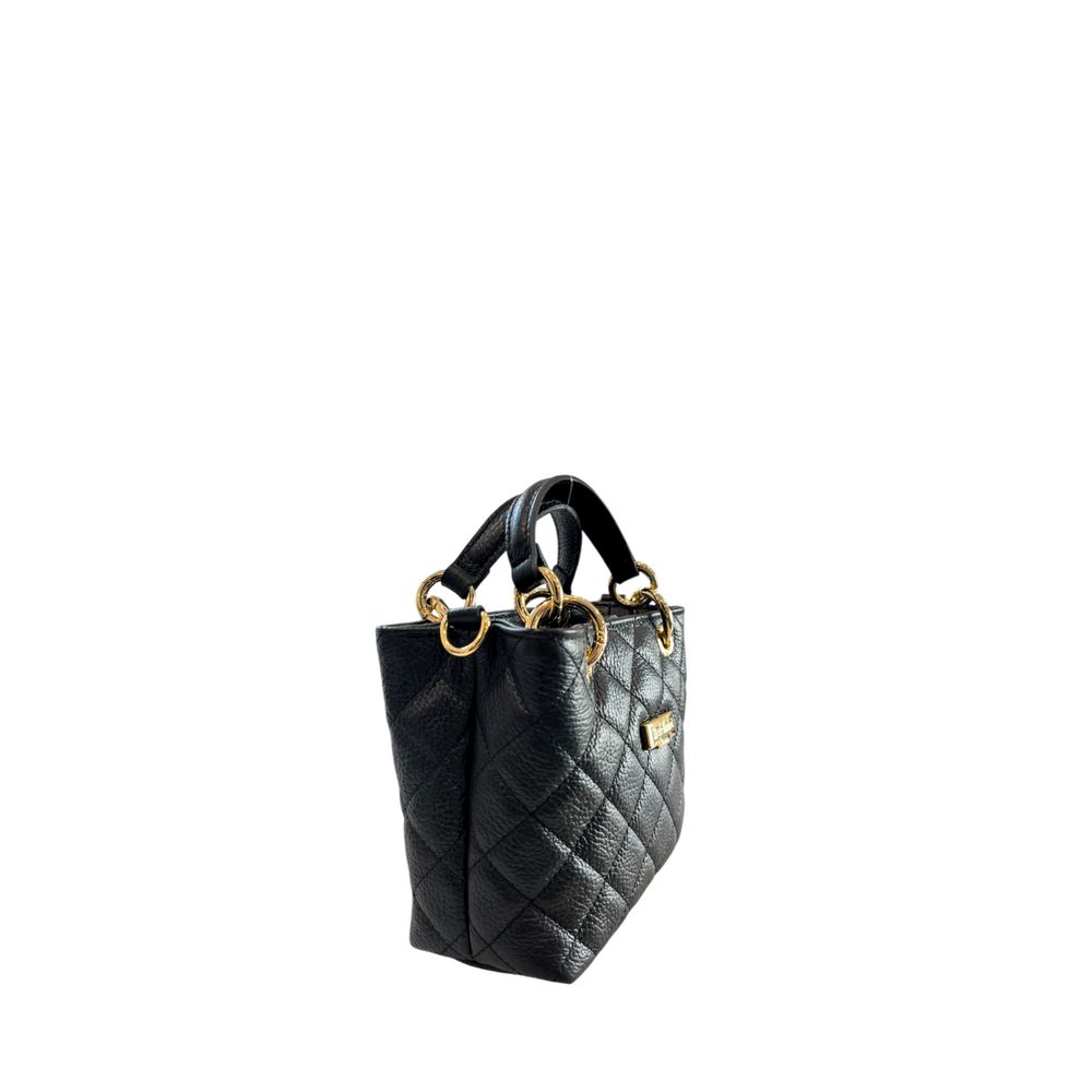 Baldinini Trend Black Leather Women Women's Handbag