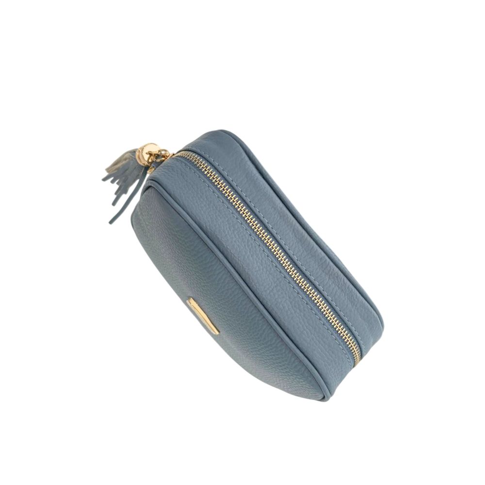 Baldinini Trend Blue Leather Women Crossbody Women's Bag