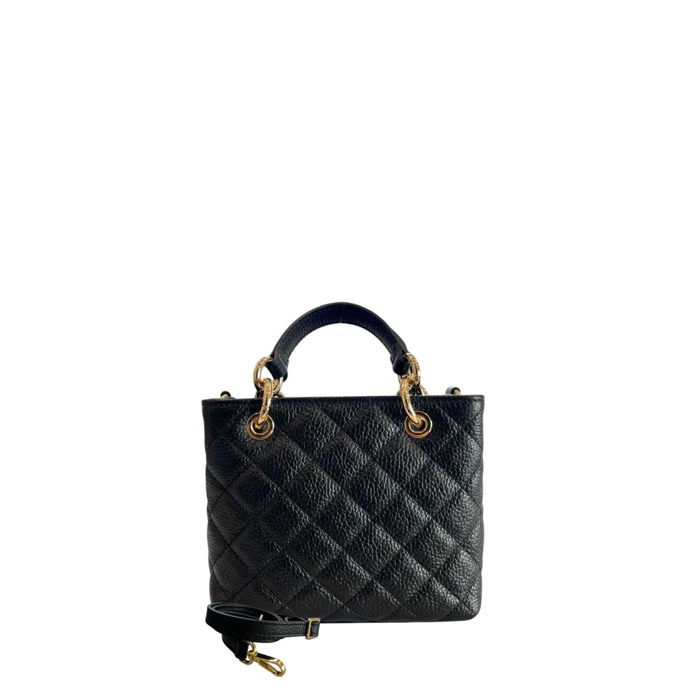 Baldinini Trend Black Leather Women Women's Handbag
