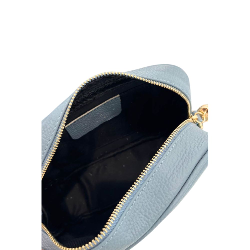 Baldinini Trend Blue Leather Women Crossbody Women's Bag
