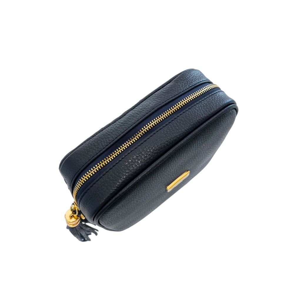 Baldinini Trend Blue Leather Women Crossbody Women's Bag