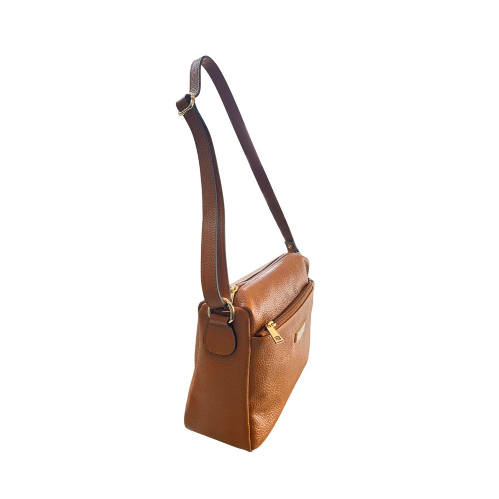 Baldinini Trend Brown Leather Women Crossbody Women's Bag