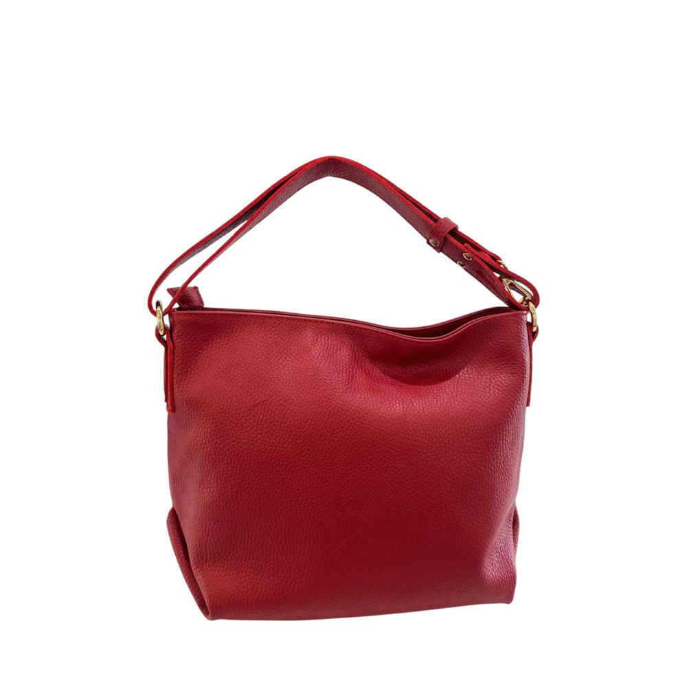 Baldinini Trend Red Leather Women Shoulder Women's Bag