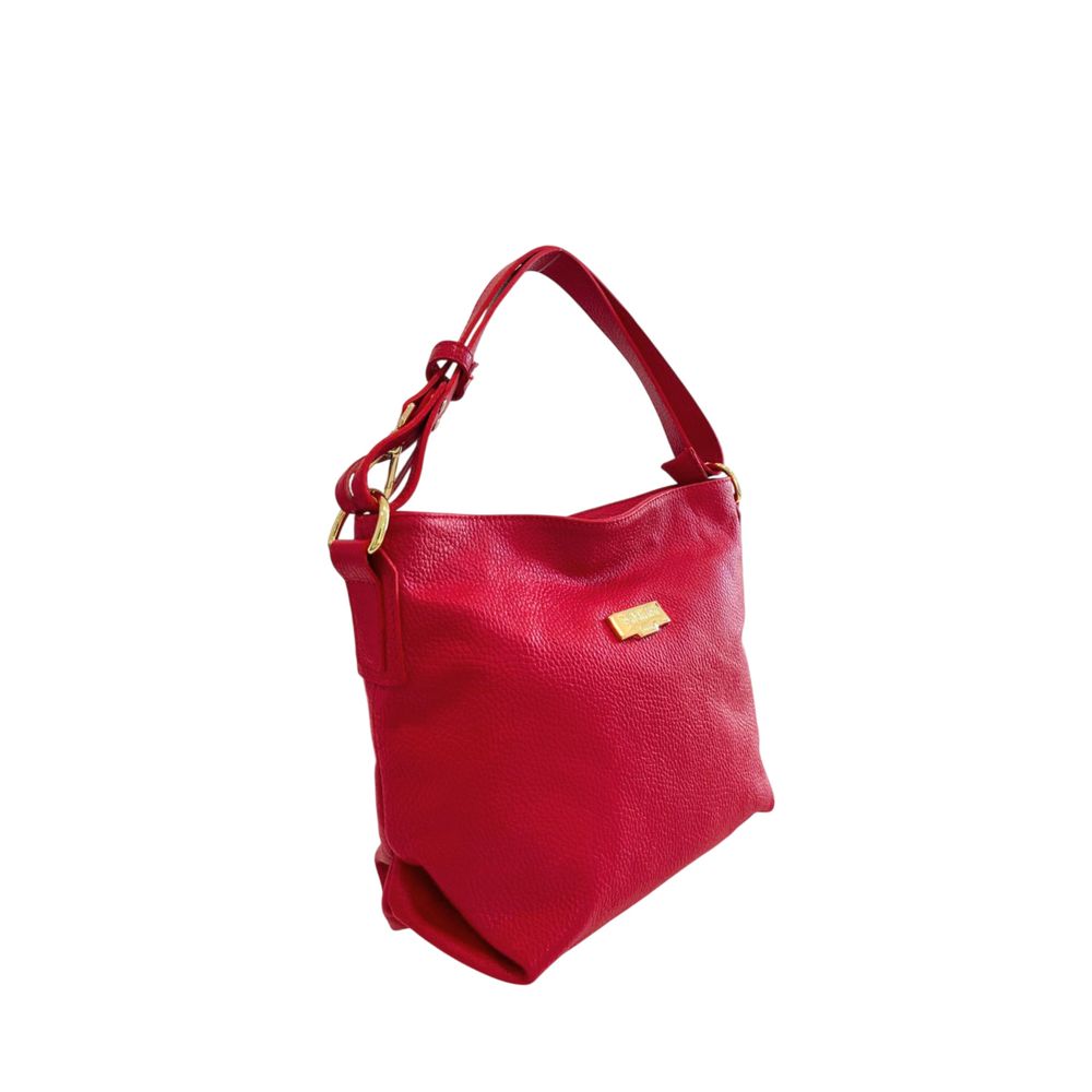 Baldinini Trend Red Leather Women Women's Bag