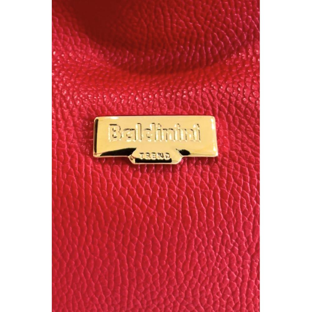Baldinini Trend Red Leather Women Women's Bag