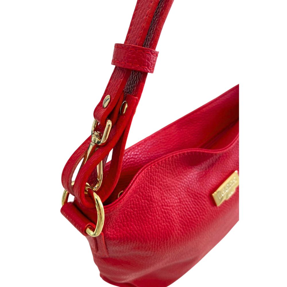 Baldinini Trend Red Leather Women Women's Bag