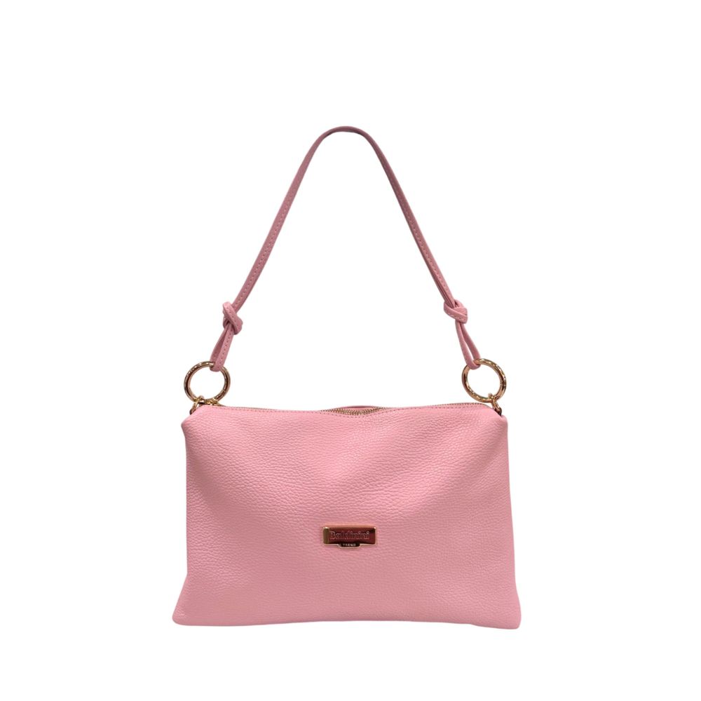 Baldinini Trend Pink Leather Women Women's Bag