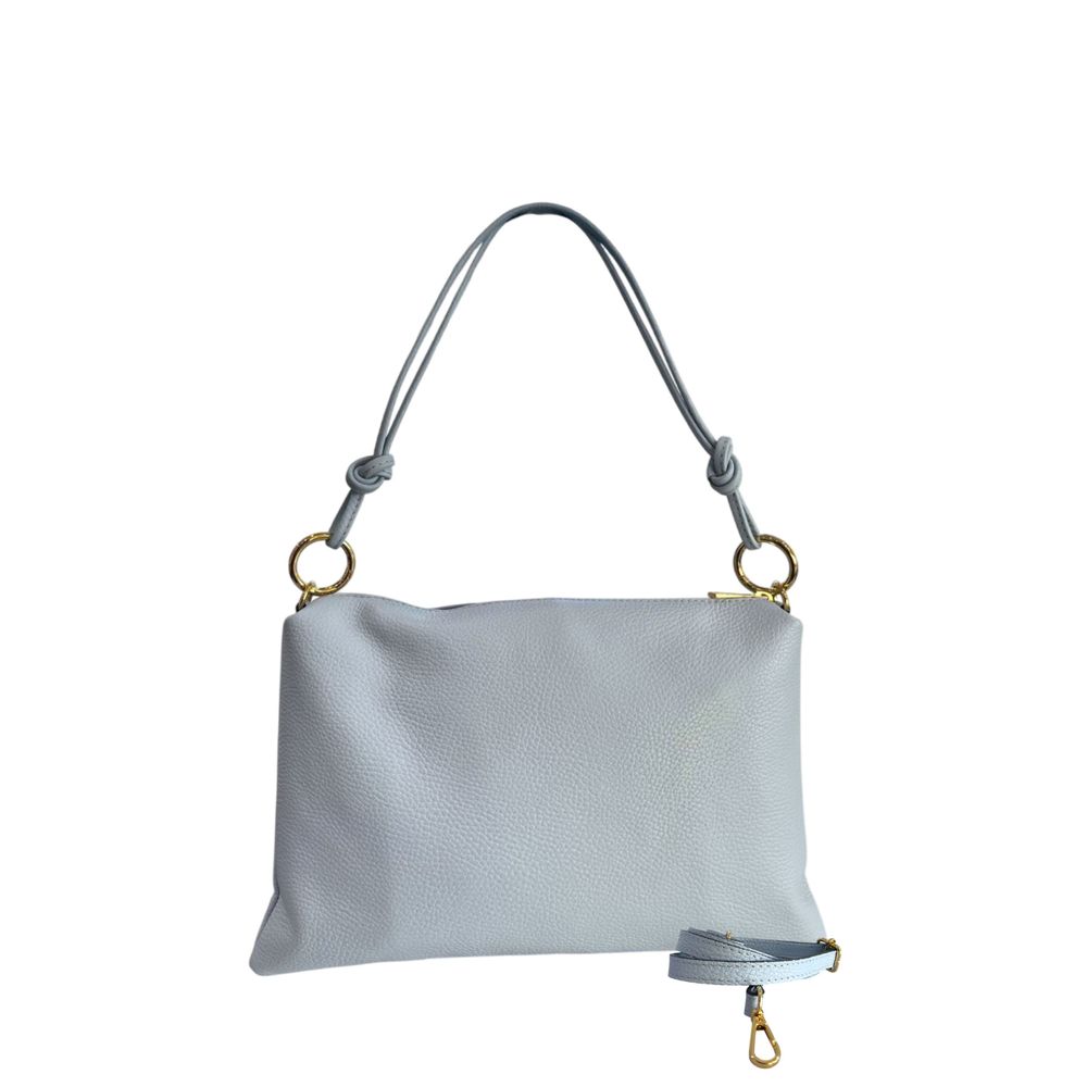 Baldinini Trend Blue Leather Women Women's Bag