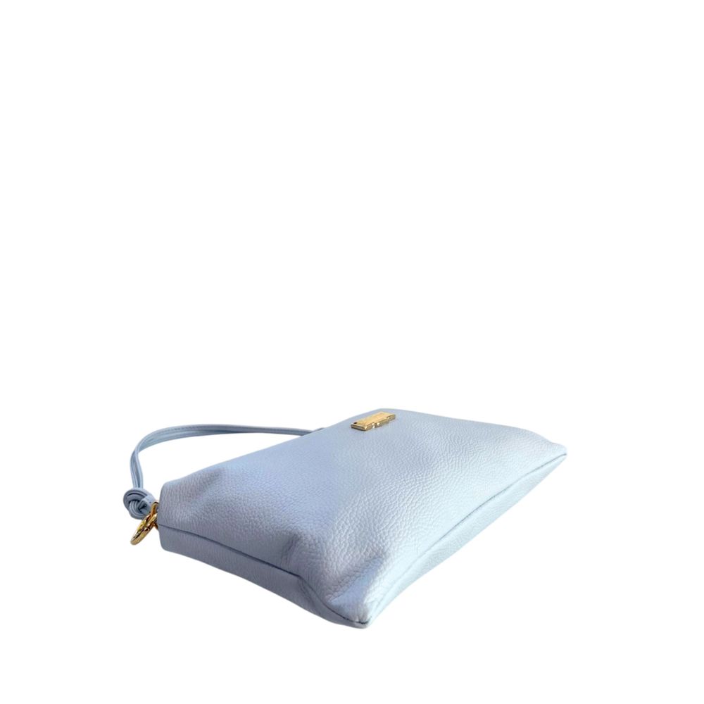 Baldinini Trend Blue Leather Women Women's Bag