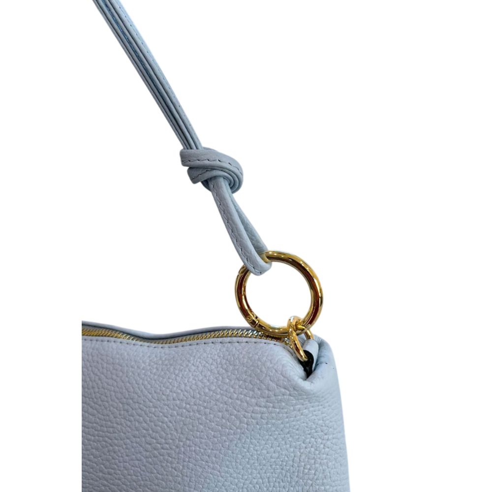 Baldinini Trend Blue Leather Women Women's Bag
