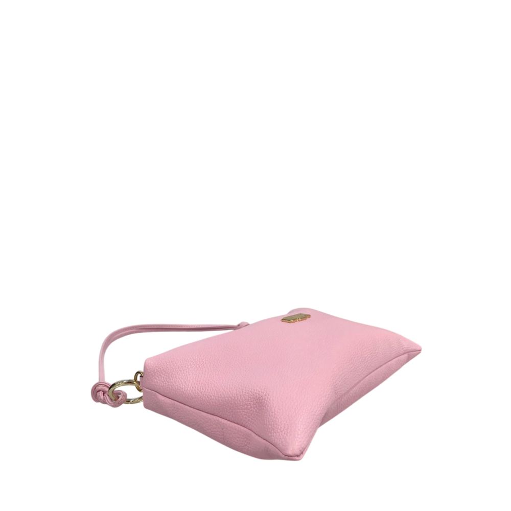 Baldinini Trend Pink Leather Women Women's Bag