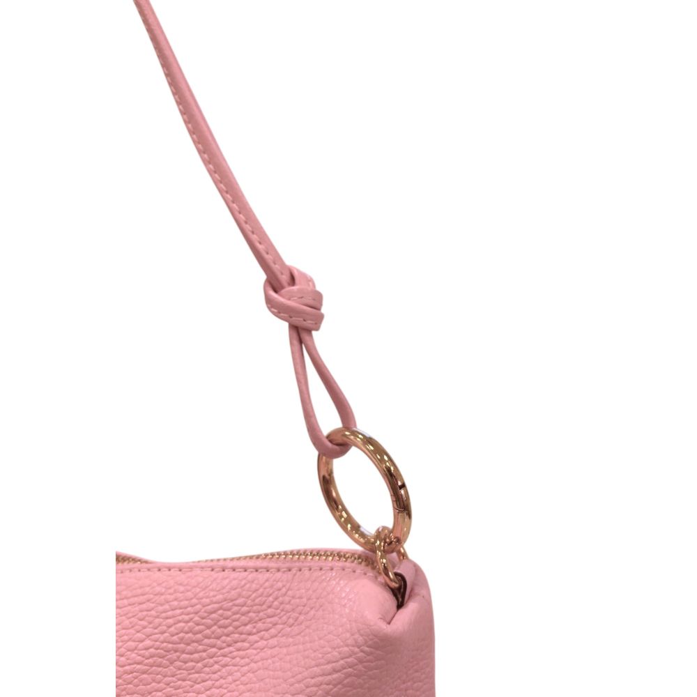 Baldinini Trend Pink Leather Women Women's Bag