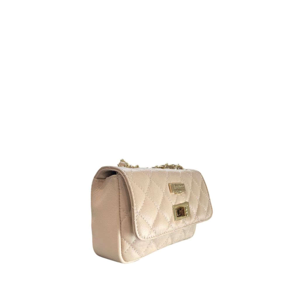 Baldinini Trend Beige Leather Women Women's Bag