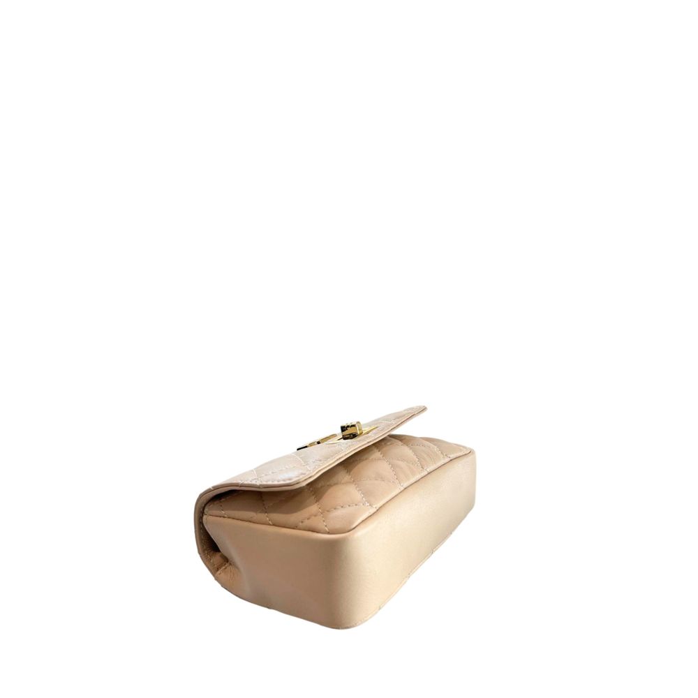 Baldinini Trend Beige Leather Women Women's Bag
