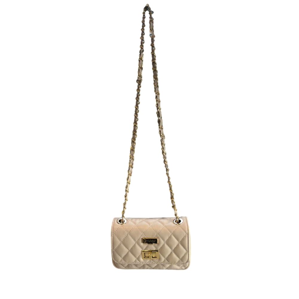 Baldinini Trend Beige Leather Women Women's Bag