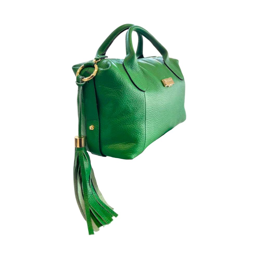 Baldinini Trend Green Leather Women Women's Handbag