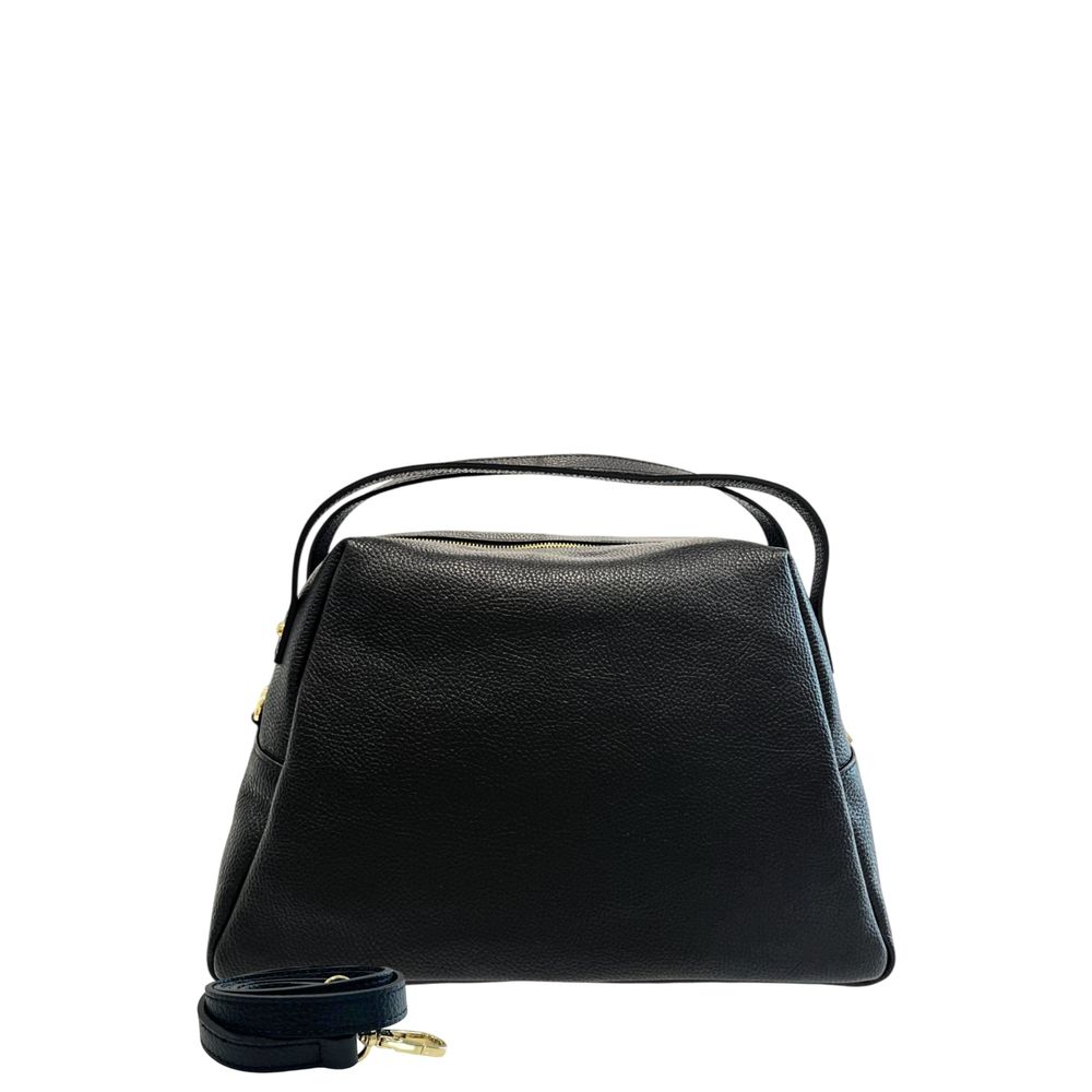 Baldinini Trend Black Leather Women Women's Bag