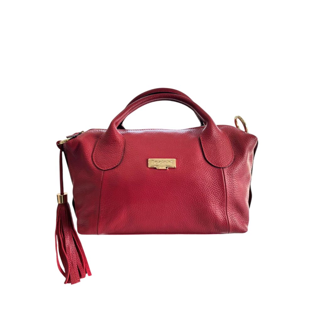 Baldinini Trend Red Leather Women Women's Handbag
