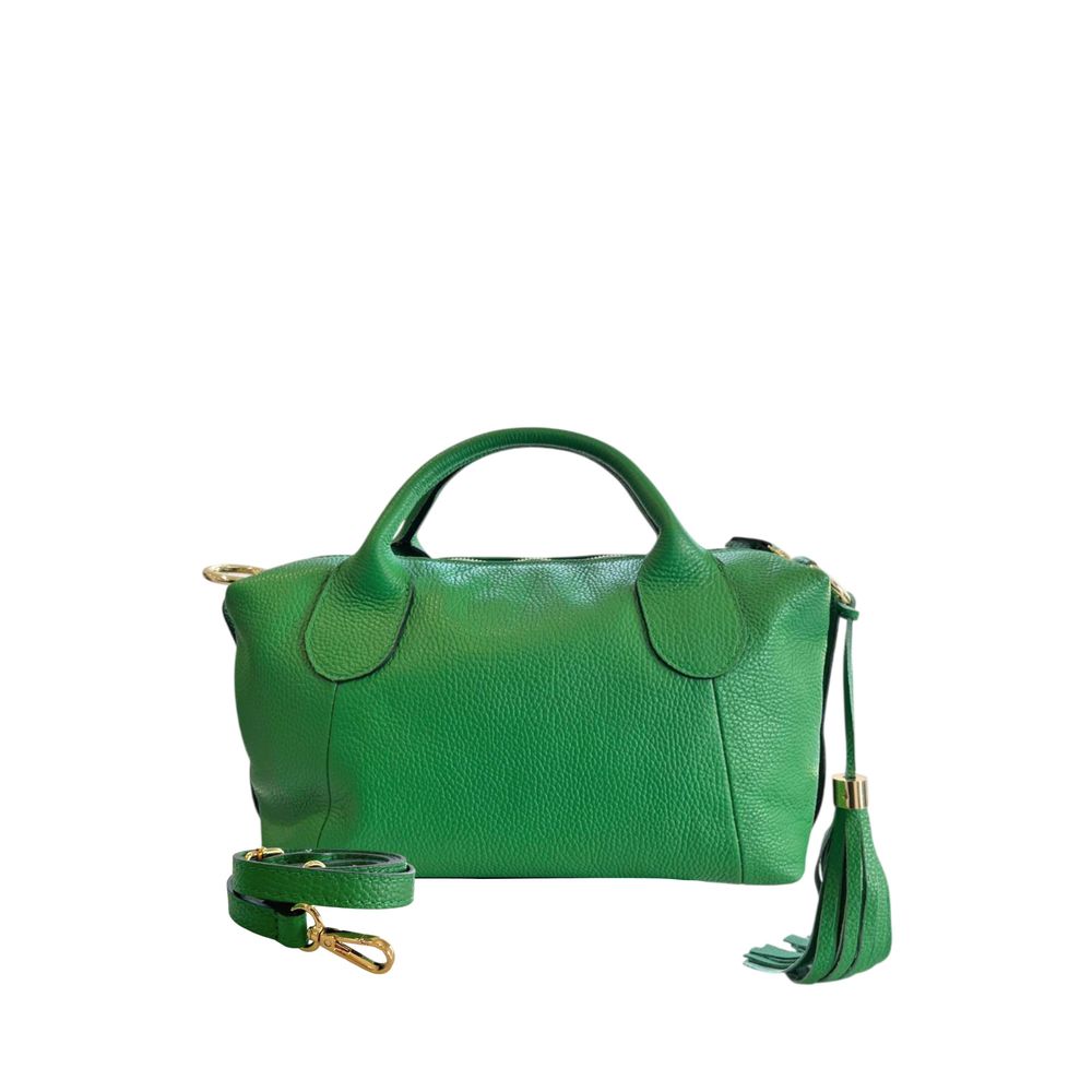 Baldinini Trend Green Leather Women Women's Handbag