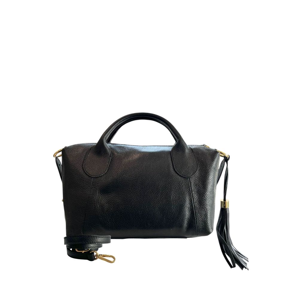 Baldinini Trend Black Leather Women Women's Handbag