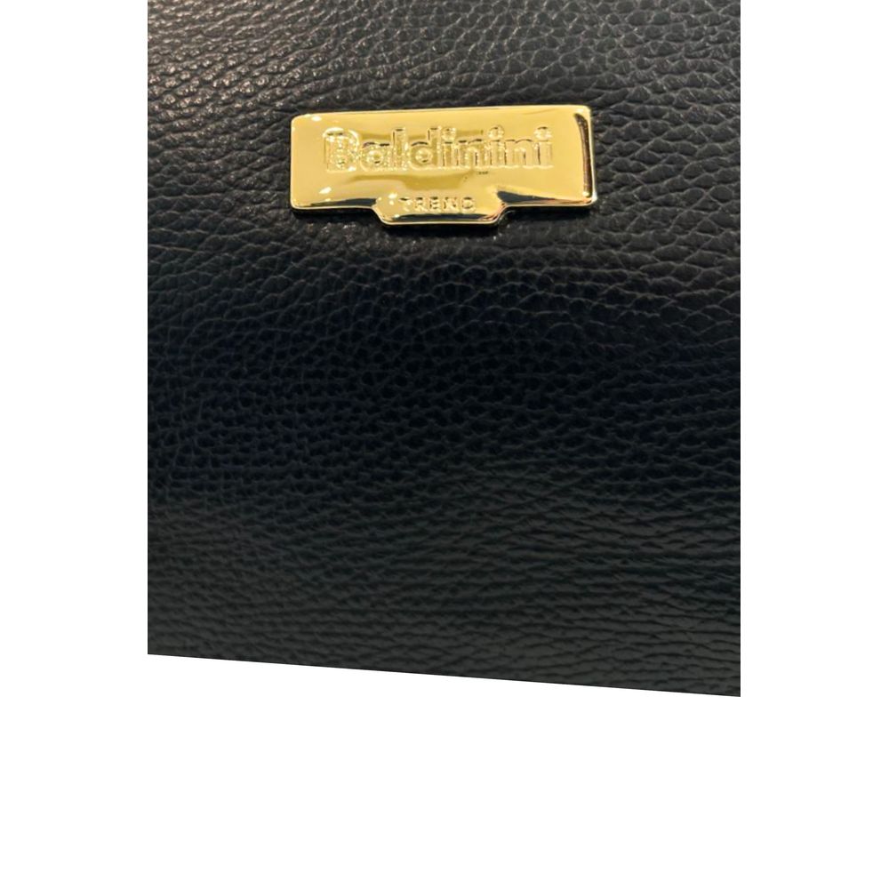 Baldinini Trend Black Leather Women Women's Handbag