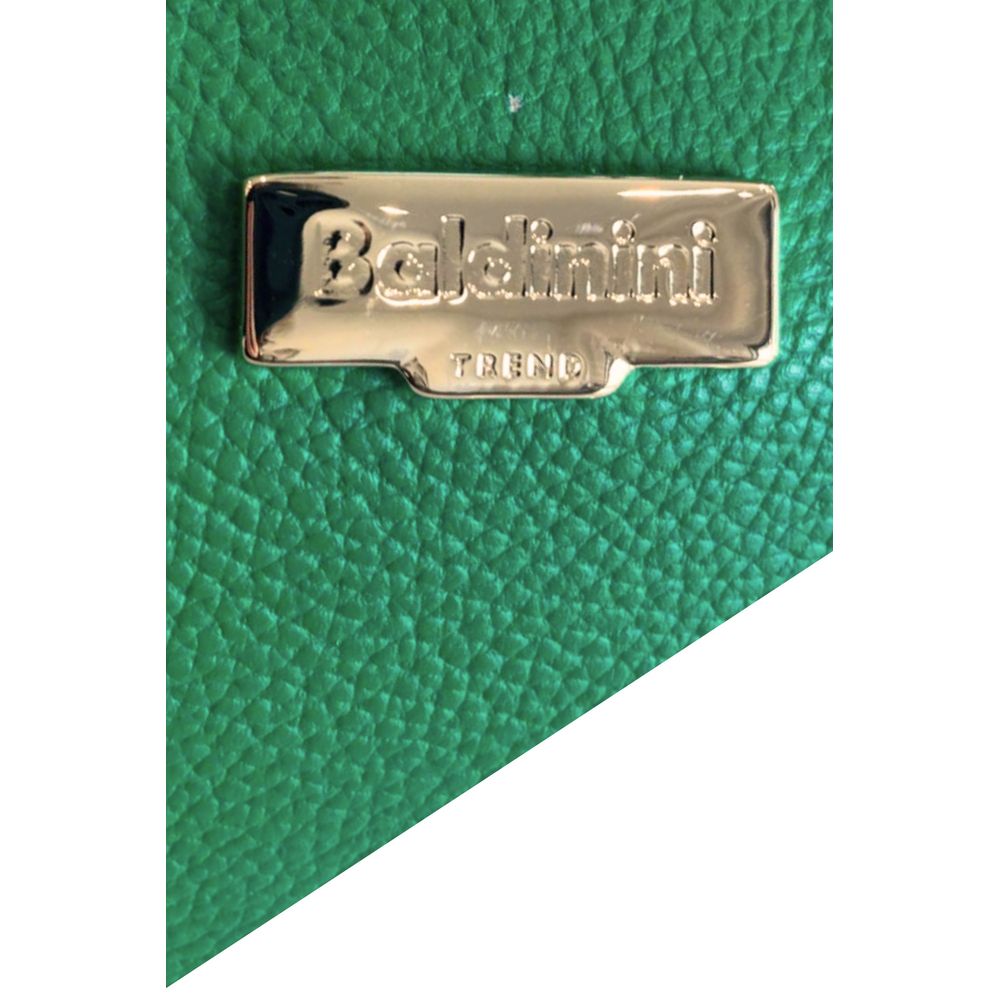 Baldinini Trend Green Leather Women Women's Handbag