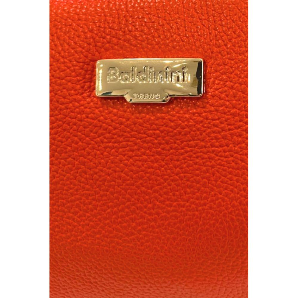 Baldinini Trend Orange Leather Women Women's Handbag