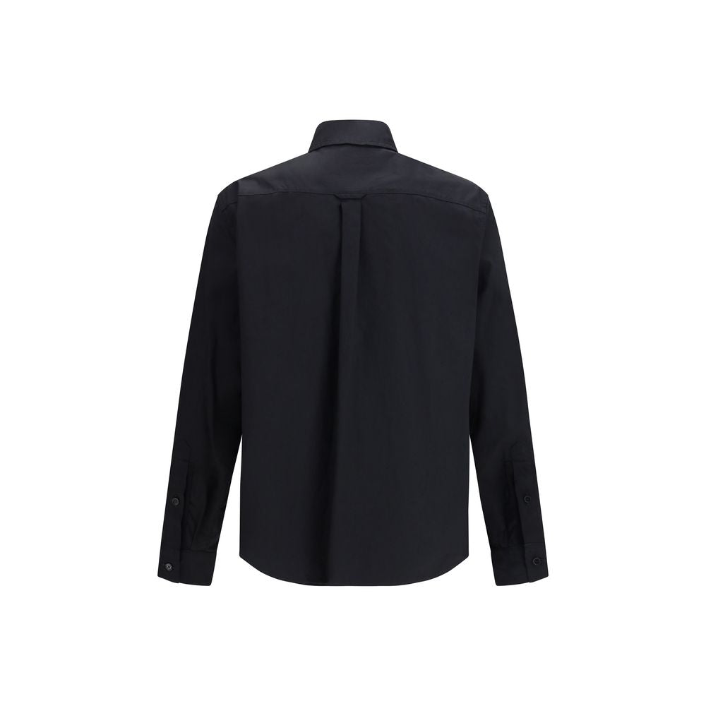 Dolce & Gabbana Black Cotton Dress Men's Shirt