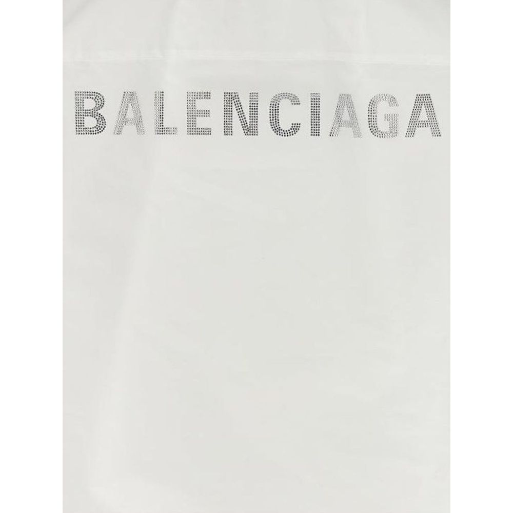 Balenciaga White Cotton Women's Shirt