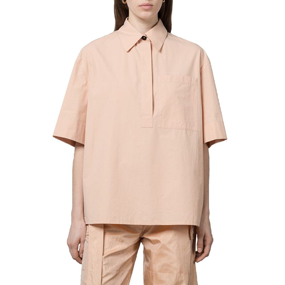 Jil Sander Multicolor Cotton Shortsleeve Women's Shirt