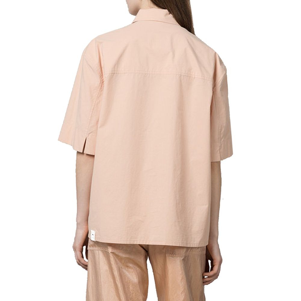 Jil Sander Multicolor Cotton Shortsleeve Women's Shirt