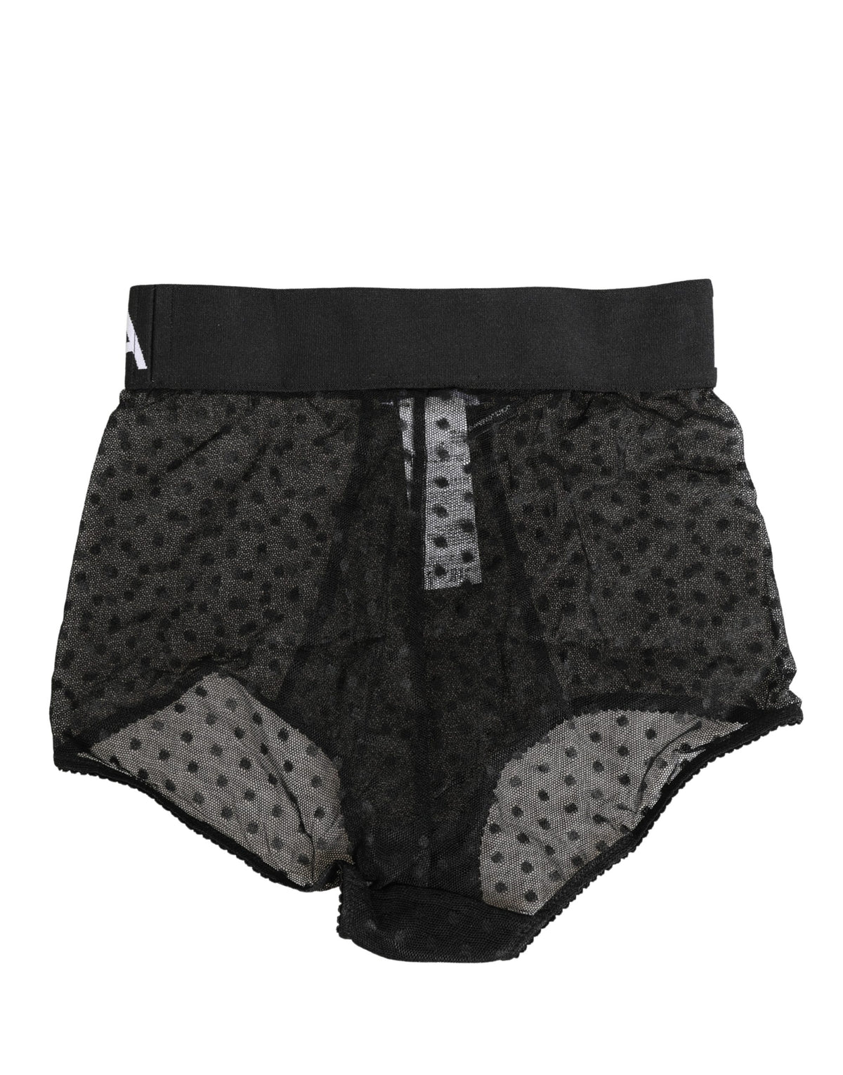 Dolce & Gabbana Black Logo Girdle High Waist Panty Women's Underwear