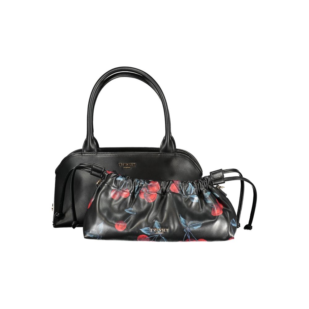 Twinset Black Polyurethane Women's Women's Bag