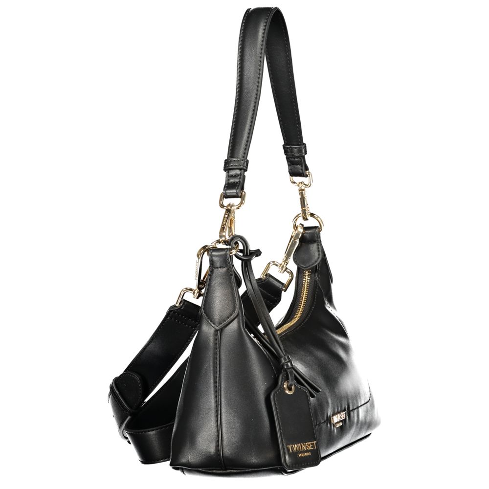 Twinset Black Polyurethane Women's Women's Bag