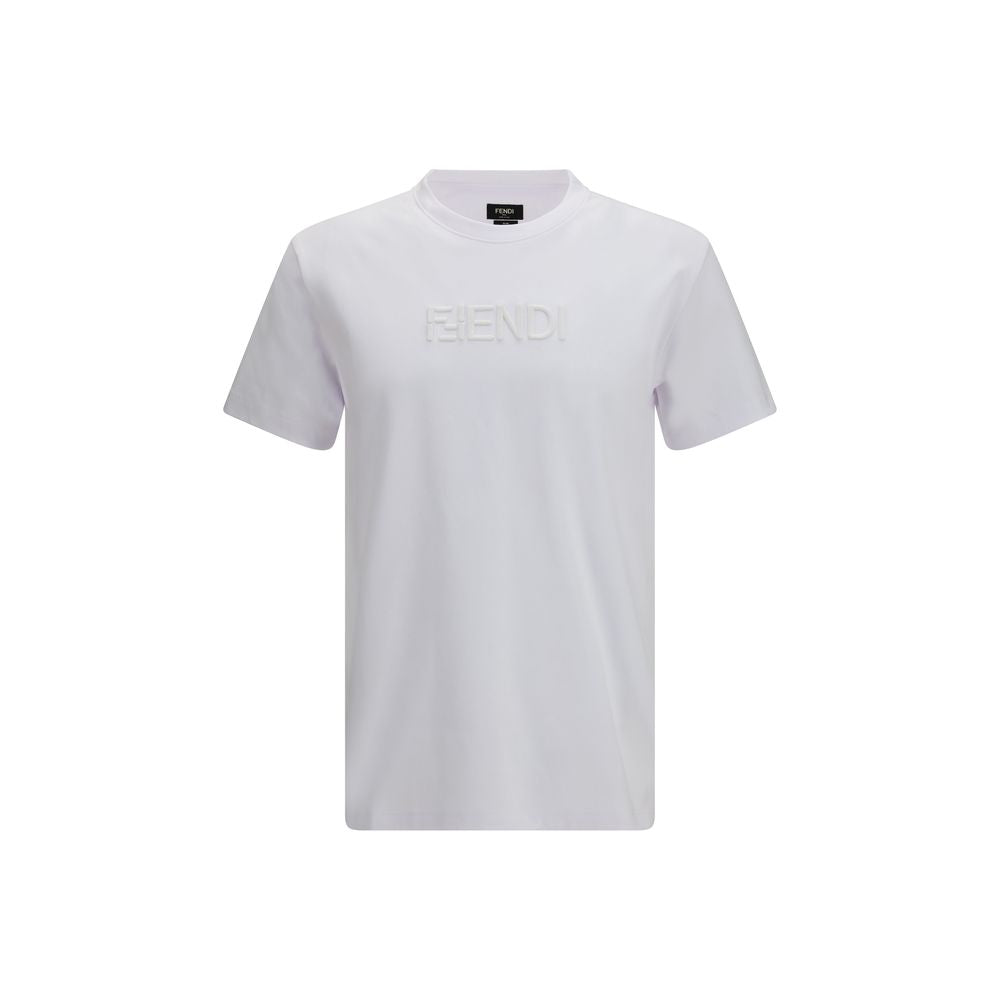 Fendi White Cotton Men's T-Shirt