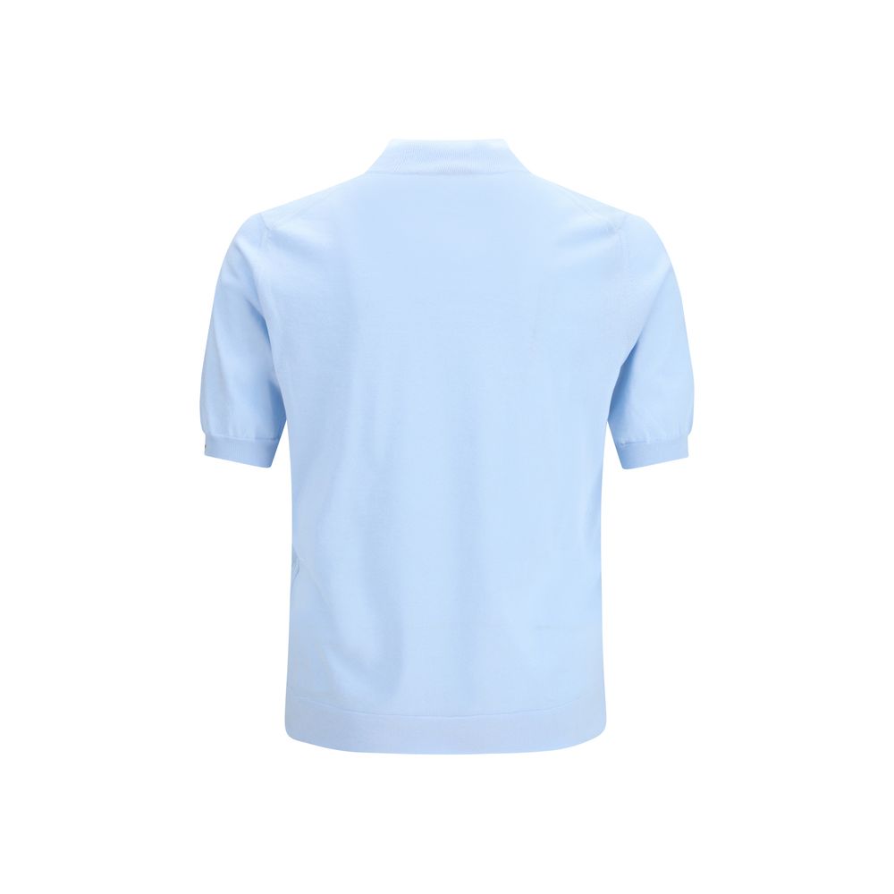 Prada Blue Cotton Men's Sweatshirt