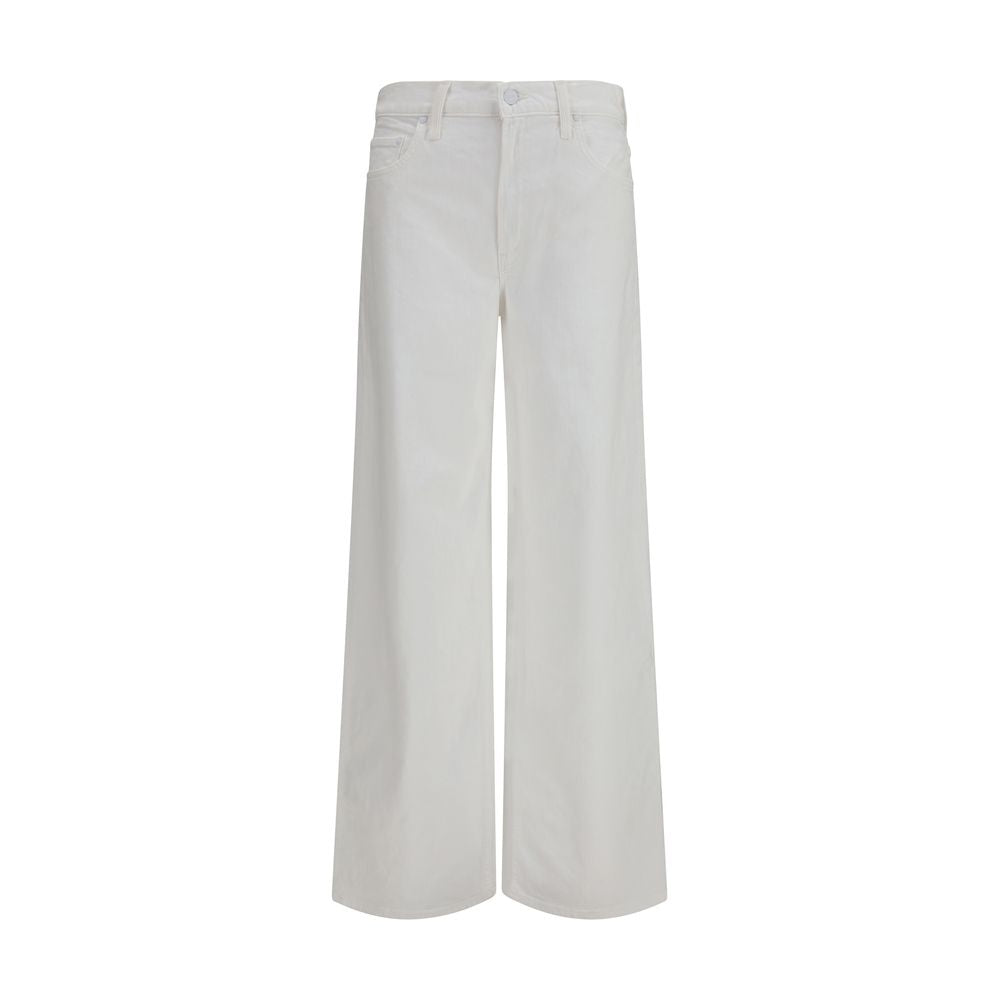 Mother Denim White Cotton Jeans Women's Denim