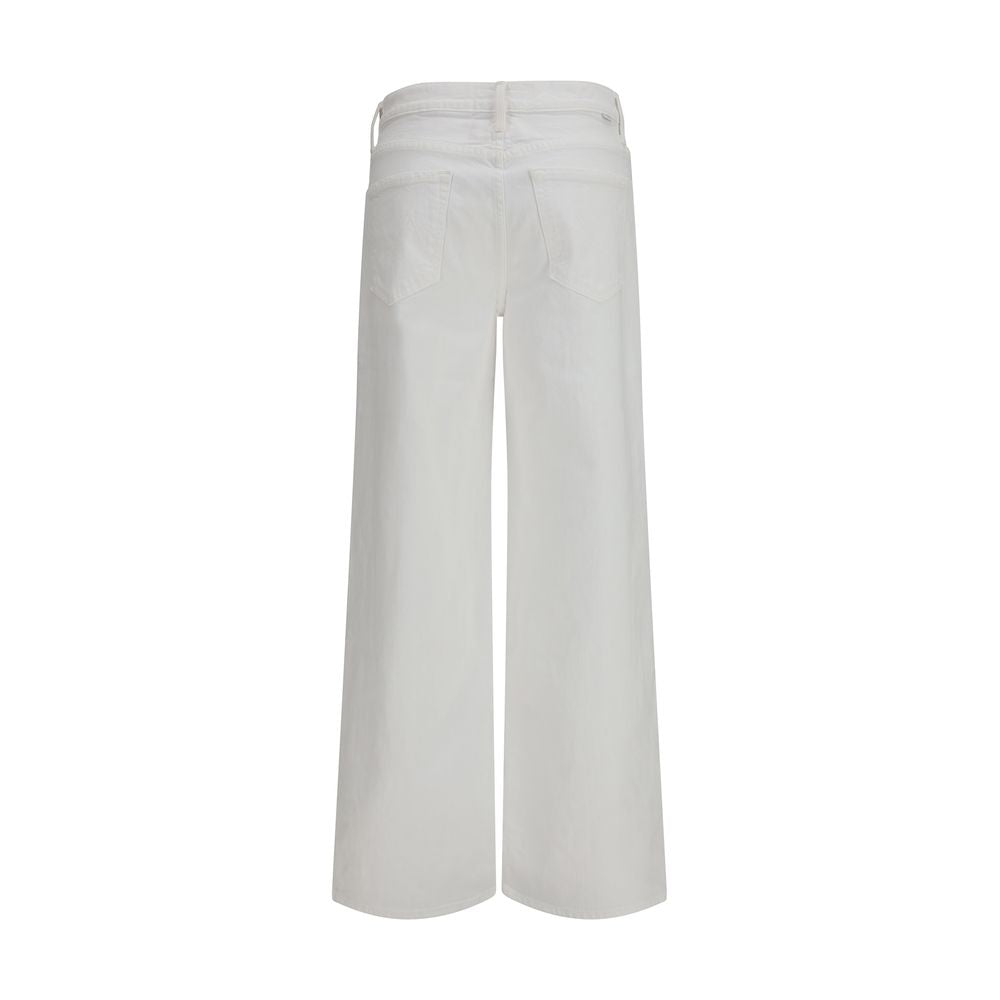 Mother Denim White Cotton Jeans Women's Denim