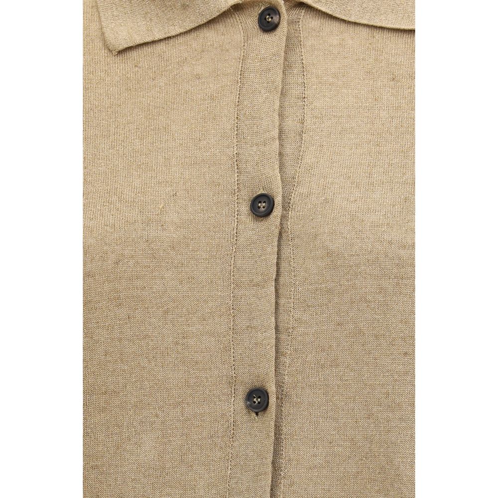 'S Max Mara Beige Linen Women's Cardigan