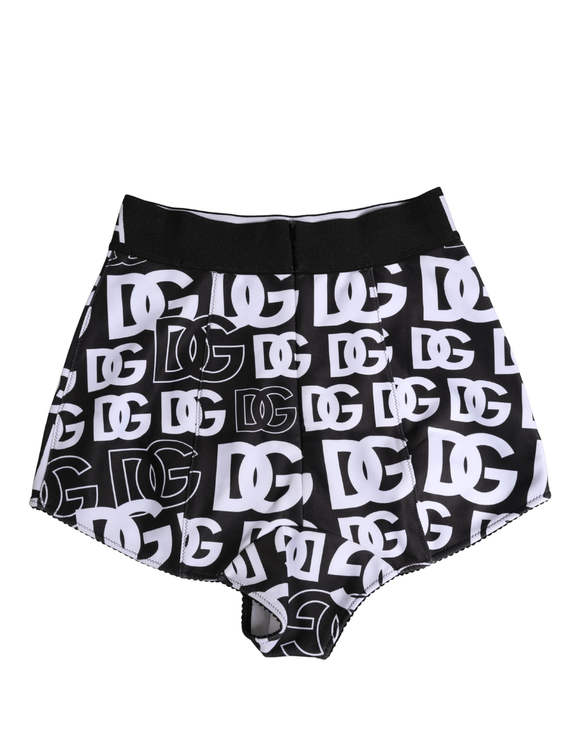 Dolce & Gabbana Black White DG Logo Waistband Girdle Women's Underwear