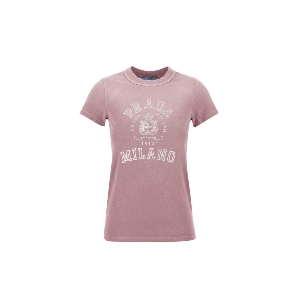 Prada Multicolor Cotton Women's T-Shirt
