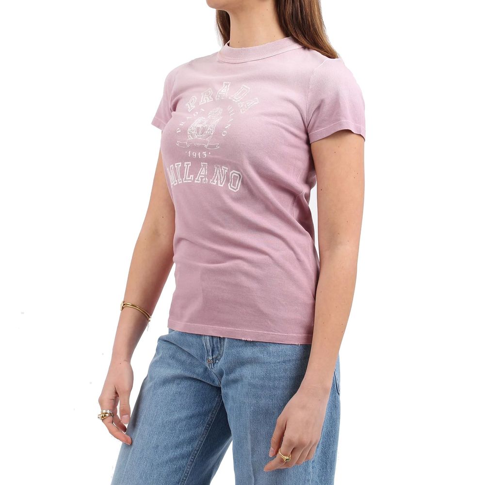 Prada Multicolor Cotton Women's T-Shirt