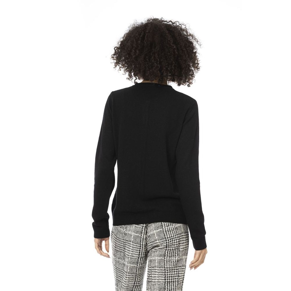 Baldinini Trend Gray Wool Women's Cardigan