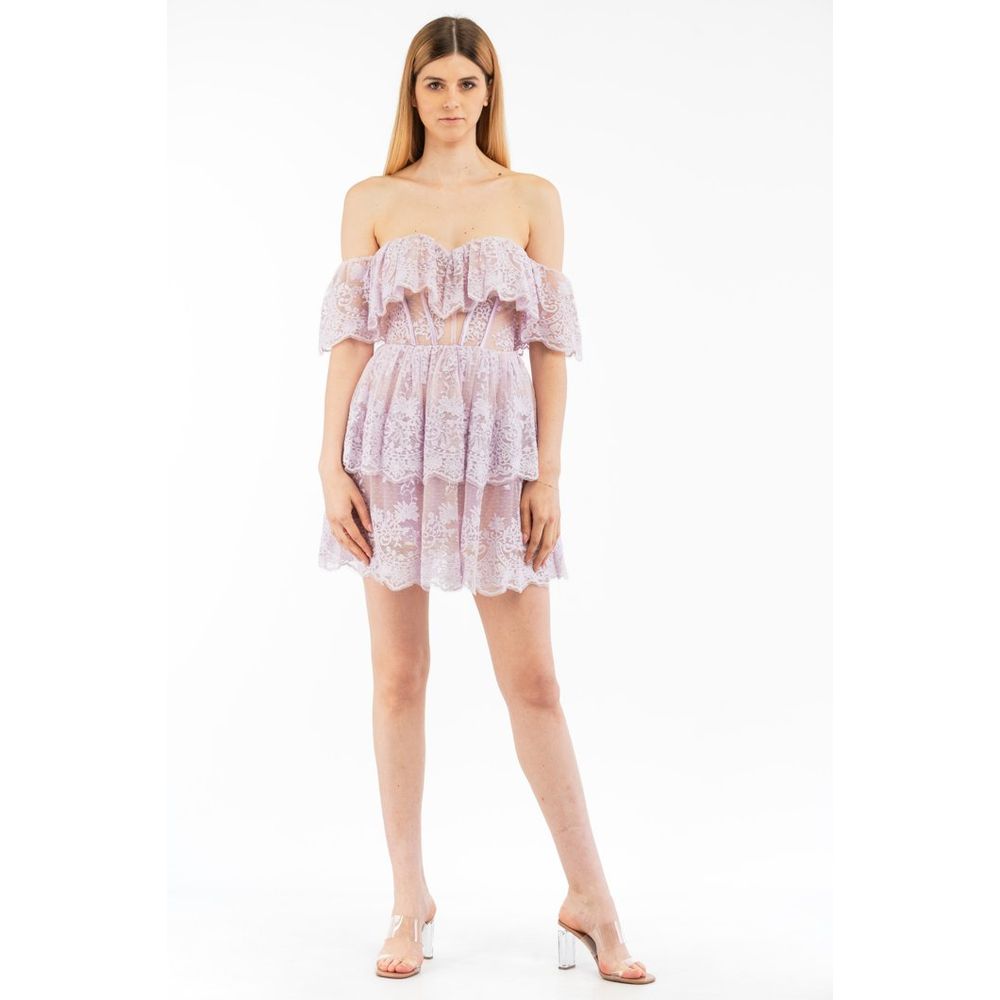 Elisabetta Franchi Light Blue Polyamide Casual Women's Dress